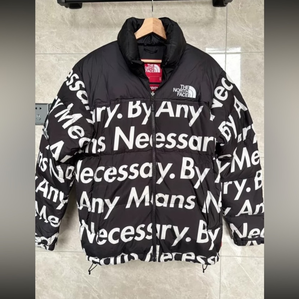 Supreme x The North Face By Any Means Necessary Puffer Jacket - Size M - Picture 2 of 9